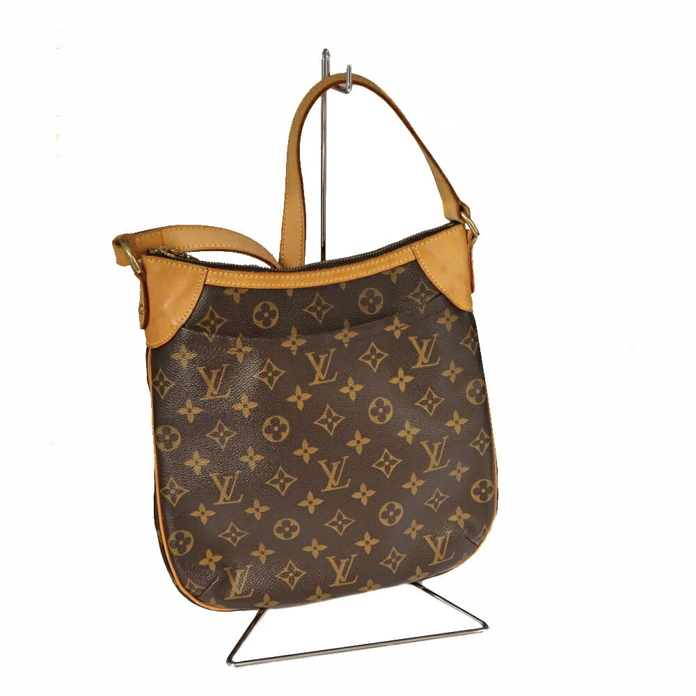 LOUIS VUITTON Odeon Shoulder Bag Crossbody Brown All over Monogram Canvas